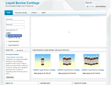 Tablet Screenshot of liquidbovinecartilage.com.au